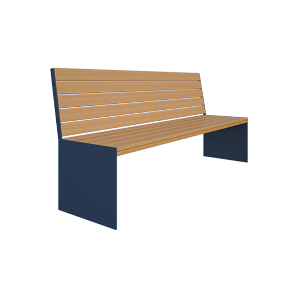 Лава вулична зі спинкою k-bench-B20-180.53.90
